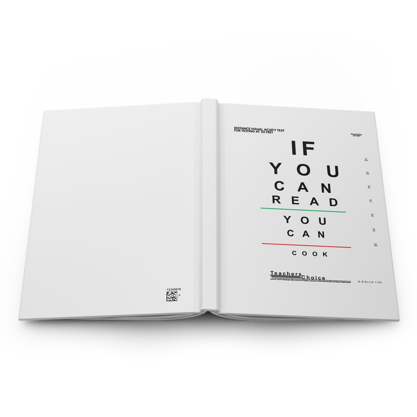 Personal Cookbook Hardcover Journal — Family Recipes Keepsake