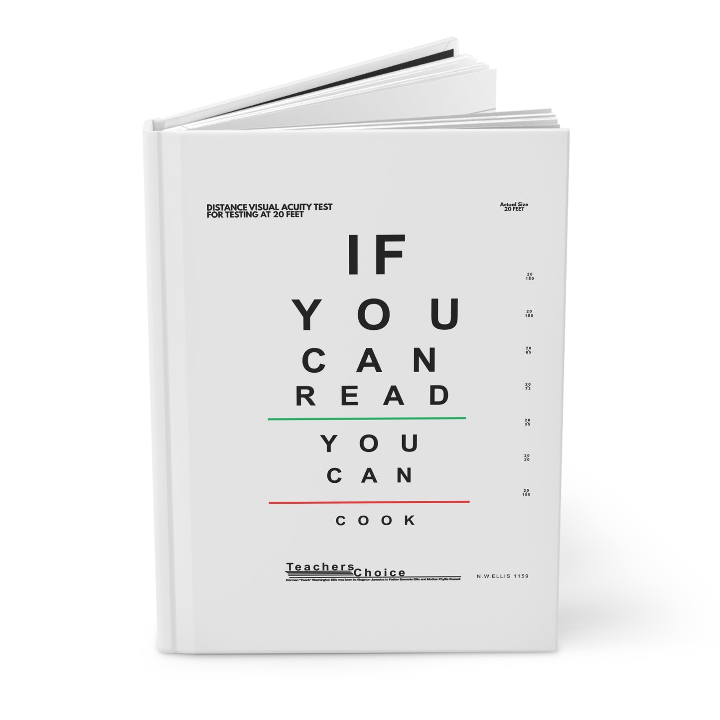 Personal Cookbook Hardcover Journal — Family Recipes Keepsake